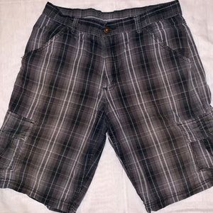 Wrangler Plaid Shorts, Boys 16 Husky 16H, waist 32